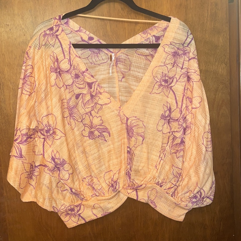 Free People One Dance Top in Coral. size medium - Picture 4 of 8